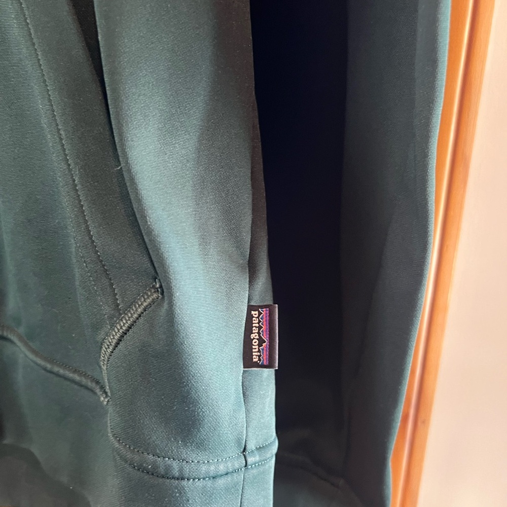Patagonia Forest Green Hoodie with Logo - Picture 4 of 11